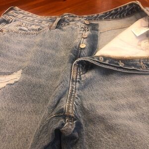 Jean Shorts by Old Navy OG Straight Leg  High Rise  in size 16 w/ smooth pockets